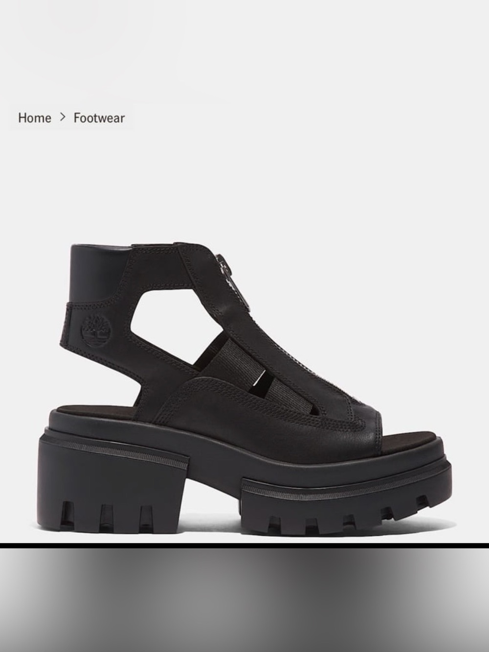 Timberland Everleigh platform gladiator sandals 8 - Picture 5 of 7